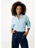 Mexx Blouse lichtblauw/wit/groen