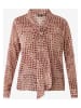 Mexx Bluse in Beige/ Rot