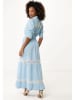 Mexx Jurk lichtblauw/wit