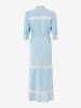 Mexx Jurk lichtblauw/wit