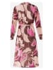 Mexx Jurk roze/bruin/beige