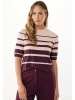 Mexx Pullover ''Aster'' in Beige/ Rot