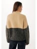 Mexx Rollkragenpullover in Beige/ Grau