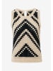 Mexx Top in Schwarz/ Beige