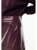 Mexx Spódnica w kolorze bordowym ze skóry syntetycznej