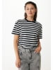 Mexx Shirt in Schwarz/ Weiß