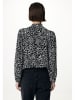 Mexx Bluse in Schwarz/ Weiß
