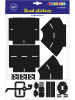 Playbox Sticker "Kurven & Kreuzungen" in Schwarz