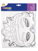 Playbox Kartonnen maskers "Princess" - 12 stuks - vanaf 3 jaar