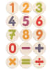 SUNNYSUE 15-delige houten stempelset "Rekenen" - vanaf 3 jaar
