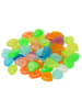 SUNNYSUE Glow-in-the-dark-stenen meerkleurig - 50 stuks