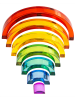 SUNNYSUE Acrylformen "Regenbogen" - 7 Stück
