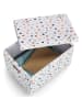 Zeller 2er-Set: Aufbewahrungsbox "Dots" in Bunt - (B)35 x (H)20 x (T)25 cm