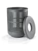 Zone Denmark Wasmand "Ume" grijs - (H)55 x Ø 41 cm