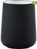 Zone Denmark 2er-Set: Zahnputzbecher "Nova" in Schwarz - (H)10 x Ø 8 cm