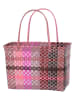 Overbeck and Friends Shopper "Colette" in Rosa/ Rot - (B)43 x (H)28 x (T)23 cm