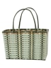Overbeck and Friends Shopper bag "Herry" w kolorze oliwkowo-beżowym - 43 x 28 x 23 cm