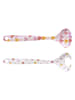 Overbeck and Friends Salatbesteck "Marigold" in Pink - (L)26,5 cm