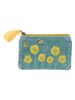 Overbeck and Friends Kosmetiktasche ''Ginger'' in Türkis/ Gelb - (B)16 x (H)10 cm