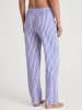 Calida Pyjama-Hose in Blau/ Pink/ Weiß