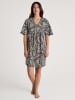 Calida Nachthemd in Schwarz/ Beige