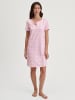 Calida Nachthemd in Rosa/ Weiß