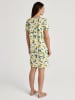 Calida Koszula nocna w kolorze beżowo-zielono-żółtym