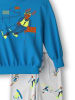 Calida Pyjama in Blau/ Grau