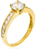 L instant d Or Gold-Ring "Brilliant" mit Edelsteinen
