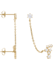 L instant d Or Gold-Ohrstecker "Sweet Linl" mit Edelsteinen