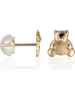 L instant d Or Gold-Ohrstecker "Ourson"