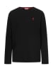Derbe Longsleeve in Schwarz