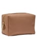COCCINELLE Leren cosmeticatas lichtbruin - (B)15 x (H)10 x (D)8 cm
