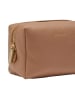 COCCINELLE Leren cosmeticatas lichtbruin - (B)15 x (H)10 x (D)8 cm