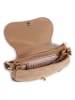 COCCINELLE Leder-Schultertasche in Hellbraun - (B)22 x (H)14 x (T)4 cm