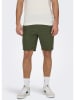 ONLY & SONS Shorts in Moosgrün