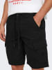 ONLY & SONS Cargoshorts in Schwarz