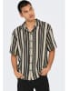 ONLY & SONS Hemd "Dani" in Beige/ Schwarz