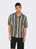 ONLY & SONS Hemd "Dani" in Beige/ Schwarz
