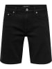 ONLY & SONS Jeansshorts "Weft" in Schwarz