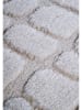 Elle Decoration Hochflor-Teppich "Artistique" in Weiß/ Creme