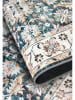 Elle Decoration Kurzflor-Teppich "Saveh" in Blau/ Creme