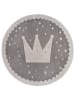 Hanse Home Laagpolig tapijt "Crown" grijs/crème