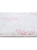 Hanse Home Laagpolig tapijt "Hearts" crème/lichtroze