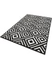 Hanse Home Webteppich "Art" in Schwarz/ Beige