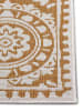 NORTHRUGS Indoor-/ Outdoor-Teppich "Jardin" in Senf/ Creme