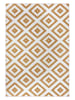 NORTHRUGS Dywan zewnętrzny "Malaga" w kolorze musztardowo-kremowym