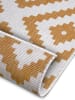 NORTHRUGS Indoor-/ Outdoor-Teppich "Malaga" in Creme/ Senf