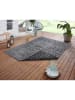 NORTHRUGS Outdoor-Wendeteppich "Twin Supreme - Biri" in Grau/ Schwarz