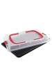 Dr. Oetker Backblech "Bake & Go" in Schwarz/ Weiß - (L)42 x (B)29 cm